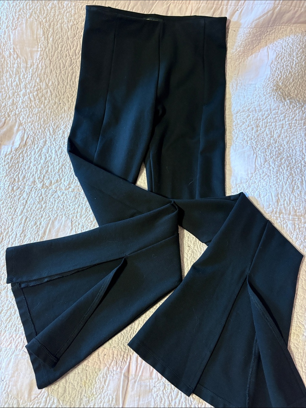 Shinestar Black Boot-Cut Flared Pants